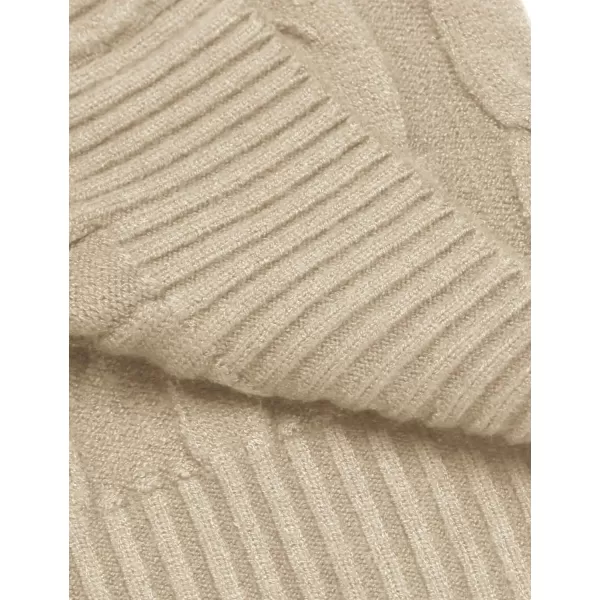 COOFANDY Men's Slim Fit Turtleneck Sweater Casual Twisted Knitted Pullover Sweaters