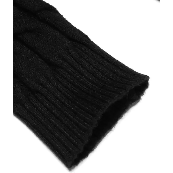 COOFANDY Men's Slim Fit Turtleneck Sweater Casual Twisted Knitted Pullover Sweaters
