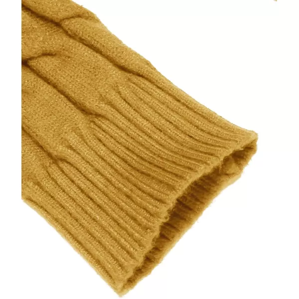 COOFANDY Men's Slim Fit Turtleneck Sweater Casual Twisted Knitted Pullover Sweaters