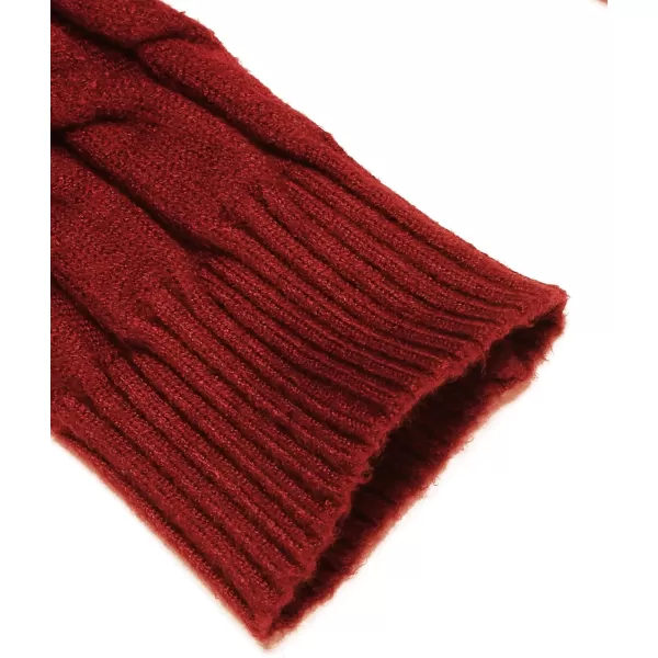 COOFANDY Men's Slim Fit Turtleneck Sweater Casual Twisted Knitted Pullover Sweaters
