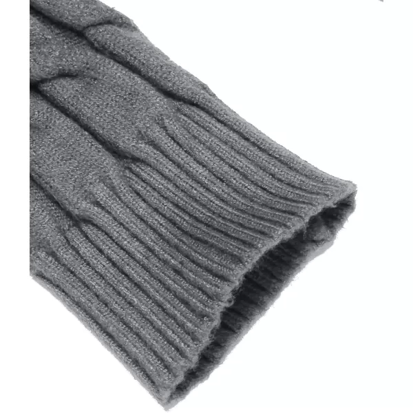 COOFANDY Men's Slim Fit Turtleneck Sweater Casual Twisted Knitted Pullover Sweaters