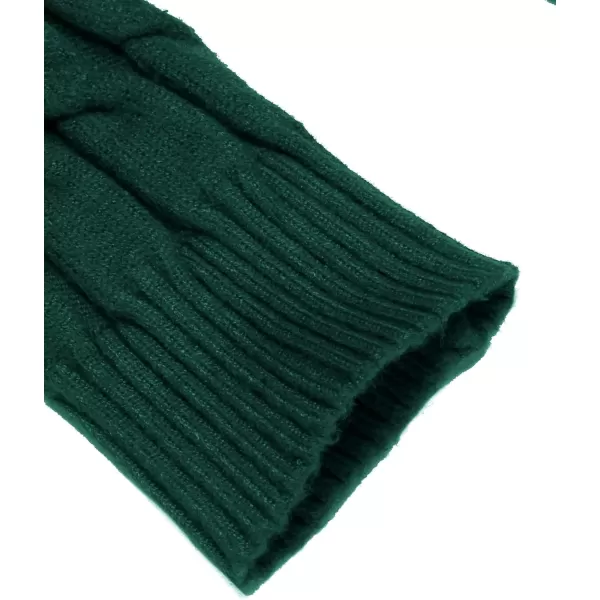 COOFANDY Men's Slim Fit Turtleneck Sweater Casual Twisted Knitted Pullover Sweaters