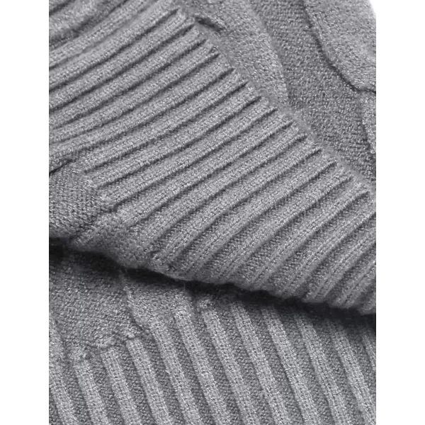 COOFANDY Men's Slim Fit Turtleneck Sweater Casual Twisted Knitted Pullover Sweaters
