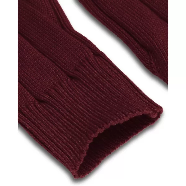 COOFANDY Men's Slim Fit Turtleneck Sweater Long Sleeve Casual Knitted Pullover Sweaters