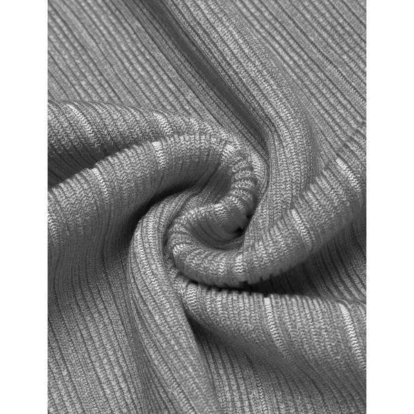 COOFANDY Men's Slim Fit Turtleneck Sweater Ribbed Knitted High Neck Pullover Sweaters