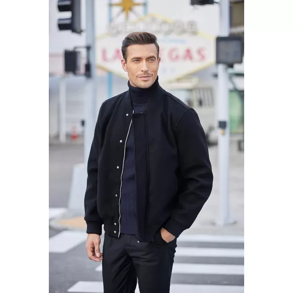 COOFANDY Men's Slim Fit Turtleneck Sweater Ribbed Knitted High Neck Pullover Sweaters