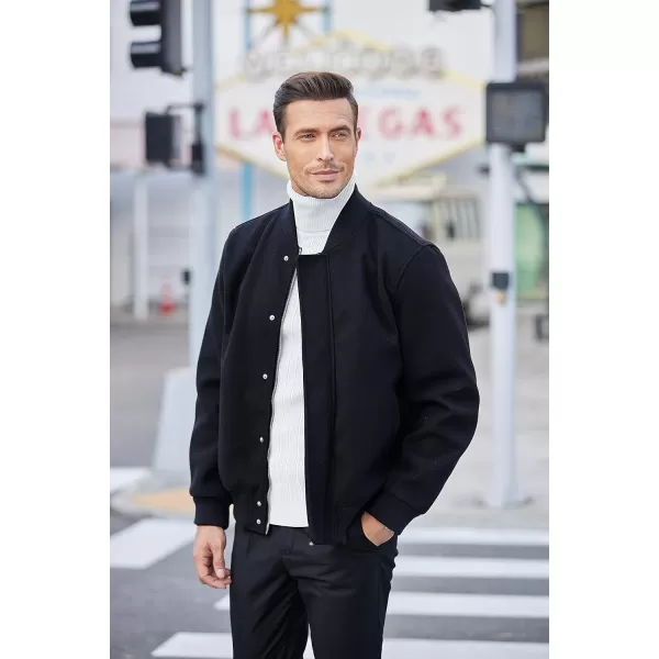COOFANDY Men's Slim Fit Turtleneck Sweater Ribbed Knitted High Neck Pullover Sweaters