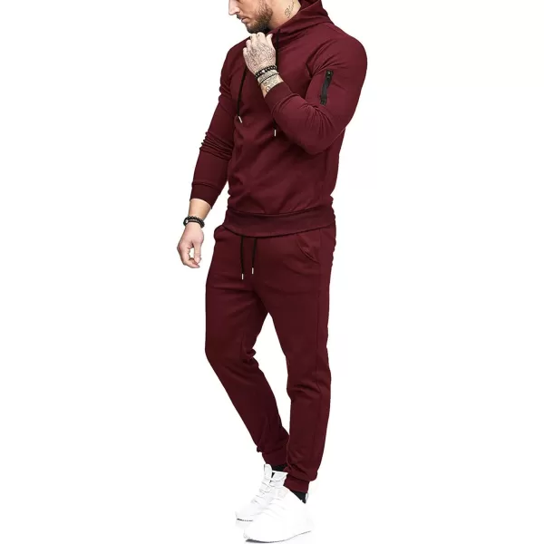 COOFANDY Men's Tracksuit 2 Piece Hooded Athletic Sweatsuits Casual Running Jogging Sport Suit Sets