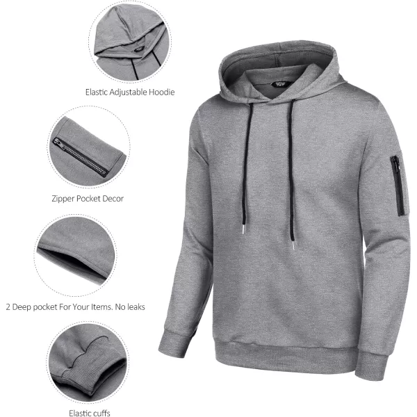 COOFANDY Men's Tracksuit 2 Piece Hooded Athletic Sweatsuits Casual Running Jogging Sport Suit Sets