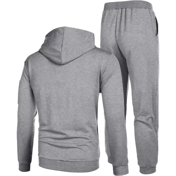 COOFANDY Men's Tracksuit 2 Piece Hooded Athletic Sweatsuits Casual Running Jogging Sport Suit Sets