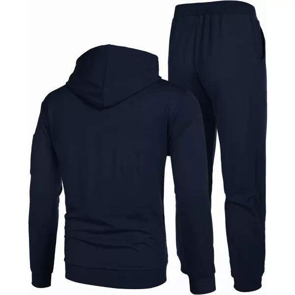COOFANDY Men's Tracksuit 2 Piece Hooded Athletic Sweatsuits Casual Running Jogging Sport Suit Sets