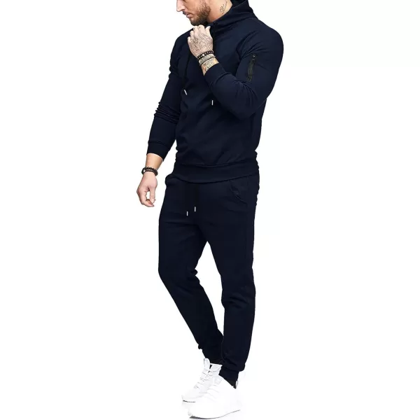 COOFANDY Men's Tracksuit 2 Piece Hooded Athletic Sweatsuits Casual Running Jogging Sport Suit Sets