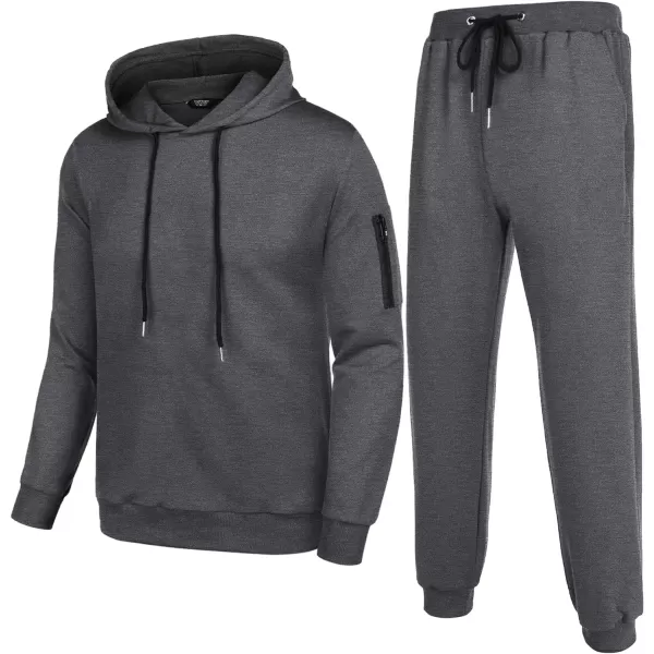 COOFANDY Men's Tracksuit 2 Piece Hooded Athletic Sweatsuits Casual Running Jogging Sport Suit Sets