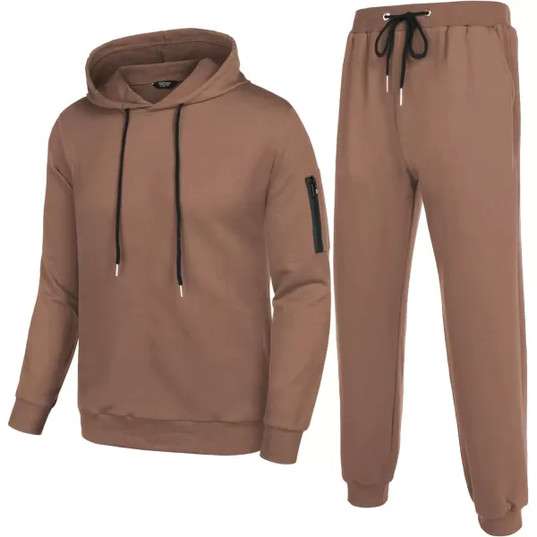 COOFANDY Men's Tracksuit 2 Piece Hooded Athletic Sweatsuits Casual Running Jogging Sport Suit Sets