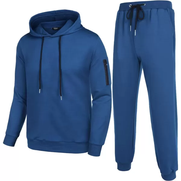 COOFANDY Men's Tracksuit 2 Piece Hooded Athletic Sweatsuits Casual Running Jogging Sport Suit Sets