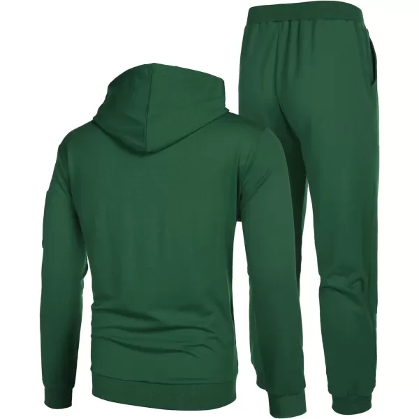 COOFANDY Men's Tracksuit 2 Piece Hooded Athletic Sweatsuits Casual Running Jogging Sport Suit Sets