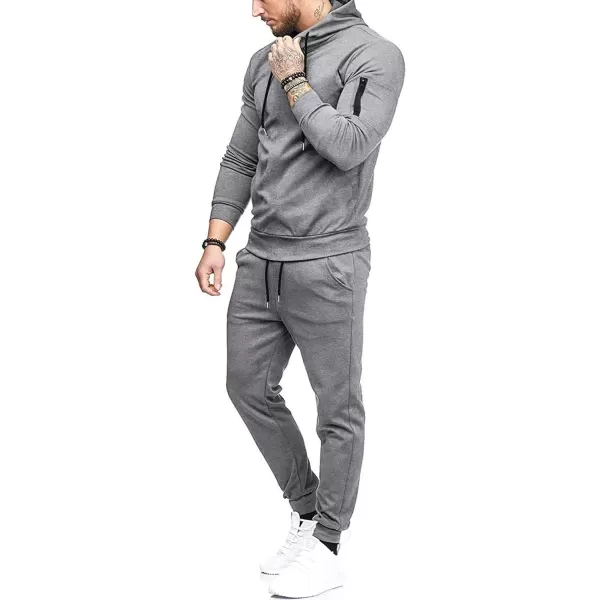 COOFANDY Men's Tracksuit 2 Piece Hooded Athletic Sweatsuits Casual Running Jogging Sport Suit Sets
