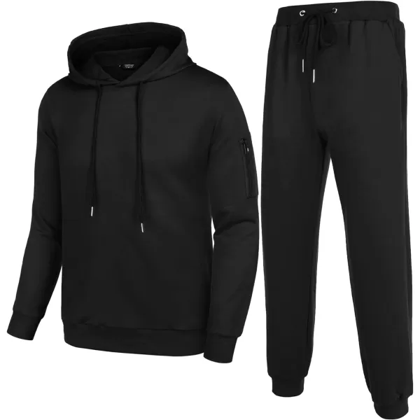 COOFANDY Men's Tracksuit 2 Piece Hooded Athletic Sweatsuits Casual Running Jogging Sport Suit Sets