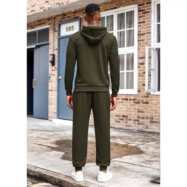 COOFANDY Men's Tracksuit 2 Piece Hoodie Athletic Sweatsuits Casual Jogging Suit Sets