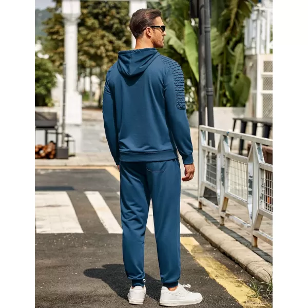 COOFANDY Men's Tracksuit 2 Piece Hoodie Sweatsuit Sets Casual Jogging Athletic Suits