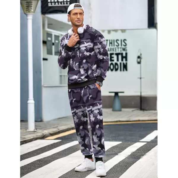 COOFANDY Men's Tracksuit 2 Piece Hoodie Sweatsuit Sets Casual Jogging Athletic Suits