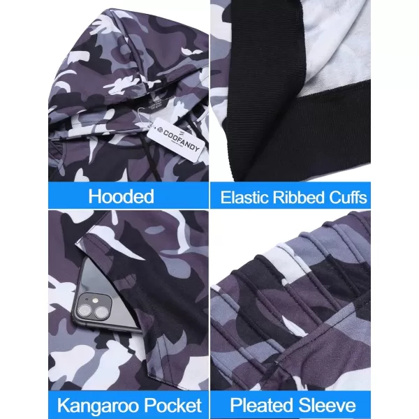 COOFANDY Men's Tracksuit 2 Piece Hoodie Sweatsuit Sets Casual Jogging Athletic Suits