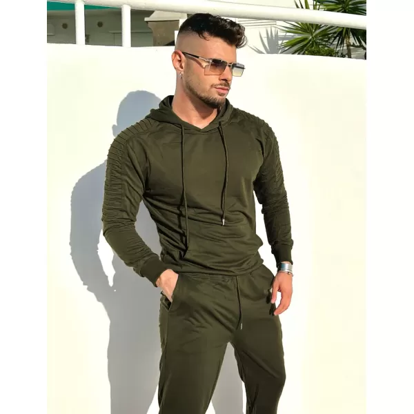 COOFANDY Men's Tracksuit 2 Piece Hoodie Sweatsuit Sets Casual Jogging Athletic Suits