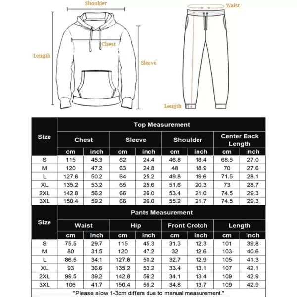 COOFANDY Men's Tracksuit 2 Piece Set Hoodie Sweatsuits Athletic Jogging Suits Casual Sports Outfits