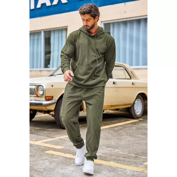 COOFANDY Men's Tracksuit 2 Piece Set Hoodie Sweatsuits Athletic Jogging Suits Casual Sports Outfits