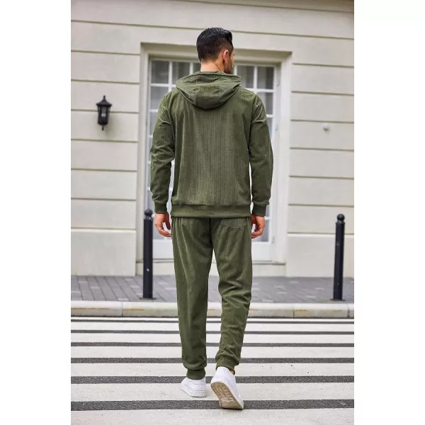 COOFANDY Men's Tracksuit 2 Piece Set Hoodie Sweatsuits Athletic Jogging Suits Casual Sports Outfits