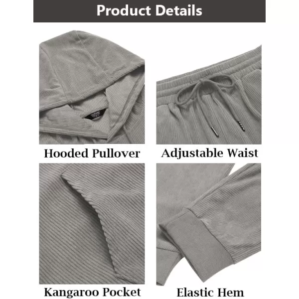 COOFANDY Men's Tracksuit 2 Piece Set Hoodie Sweatsuits Athletic Jogging Suits Casual Sports Outfits