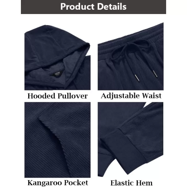 COOFANDY Men's Tracksuit 2 Piece Set Hoodie Sweatsuits Athletic Jogging Suits Casual Sports Outfits