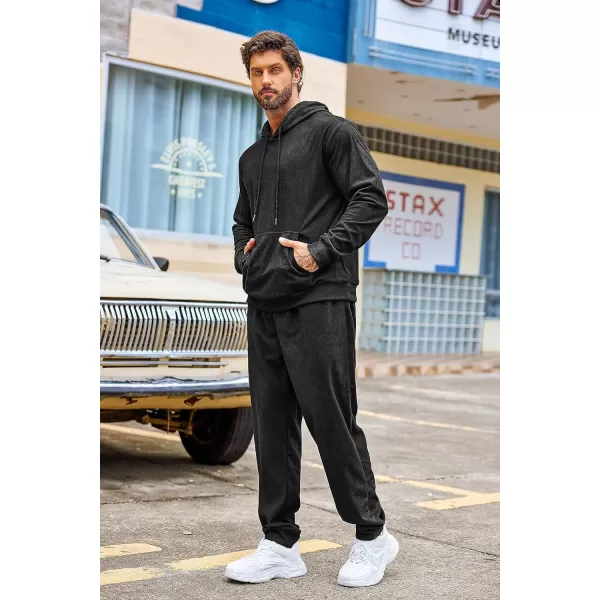COOFANDY Men's Tracksuit 2 Piece Set Hoodie Sweatsuits Athletic Jogging Suits Casual Sports Outfits