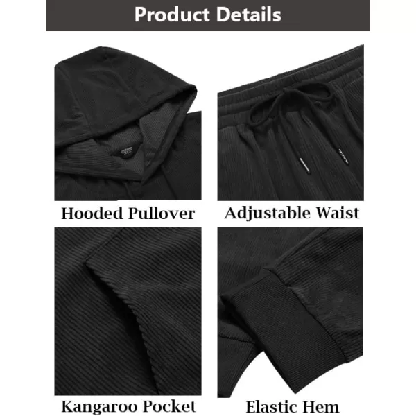 COOFANDY Men's Tracksuit 2 Piece Set Hoodie Sweatsuits Athletic Jogging Suits Casual Sports Outfits