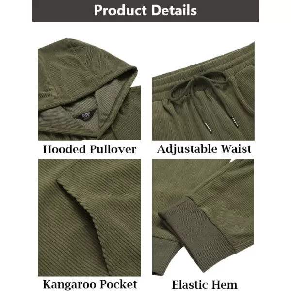 COOFANDY Men's Tracksuit 2 Piece Set Hoodie Sweatsuits Athletic Jogging Suits Casual Sports Outfits