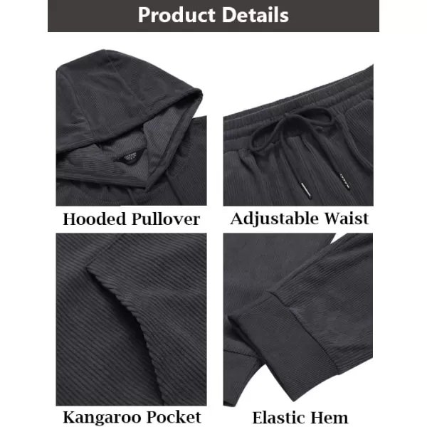 COOFANDY Men's Tracksuit 2 Piece Set Hoodie Sweatsuits Athletic Jogging Suits Casual Sports Outfits
