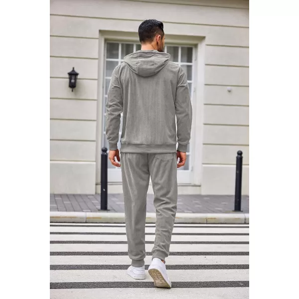 COOFANDY Men's Tracksuit 2 Piece Set Hoodie Sweatsuits Athletic Jogging Suits Casual Sports Outfits