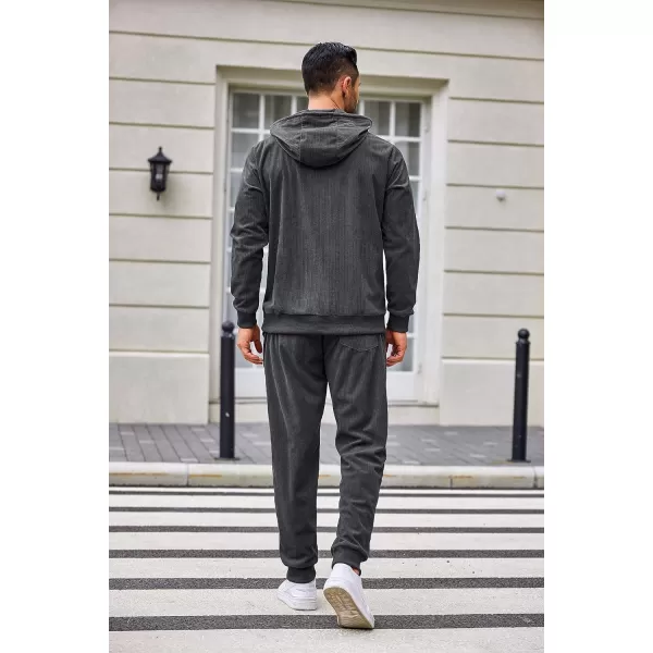 COOFANDY Men's Tracksuit 2 Piece Set Hoodie Sweatsuits Athletic Jogging Suits Casual Sports Outfits