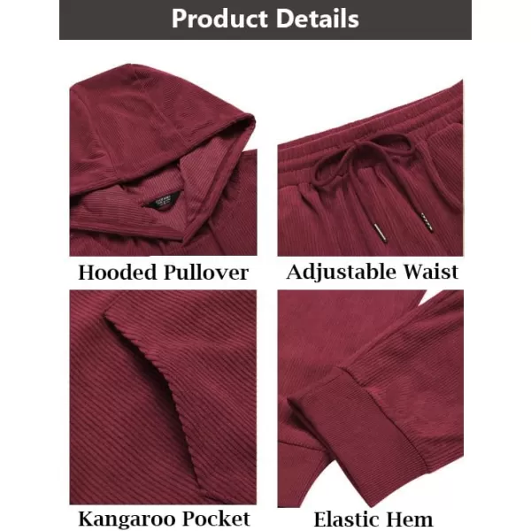 COOFANDY Men's Tracksuit 2 Piece Set Hoodie Sweatsuits Athletic Jogging Suits Casual Sports Outfits