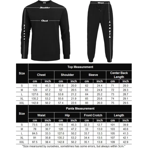 COOFANDY Men's Tracksuit 2 Piece Sweatsuit Set Long Sleeve Pullover Athletic Suit For Sports Casual Fitness Jogging