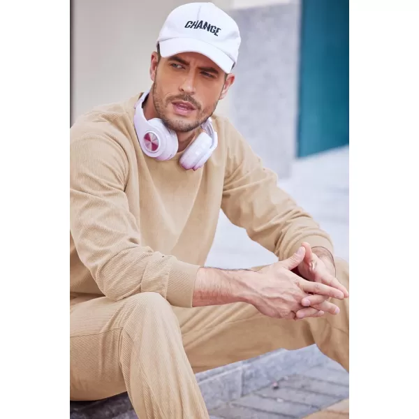 COOFANDY Men's Tracksuit 2 Piece Sweatsuit Set Long Sleeve Pullover Athletic Suit For Sports Casual Fitness Jogging
