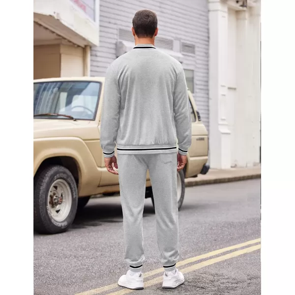 COOFANDY Men's Tracksuit 2 Piece Zip Up Sweatsuits Casual Athletic Jogging Suit Sets With Pockets