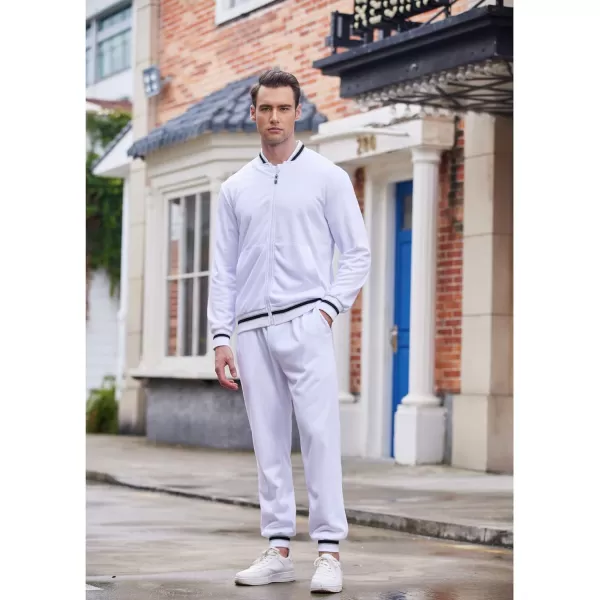 COOFANDY Men's Tracksuit 2 Piece Zip Up Sweatsuits Casual Athletic Jogging Suit Sets With Pockets