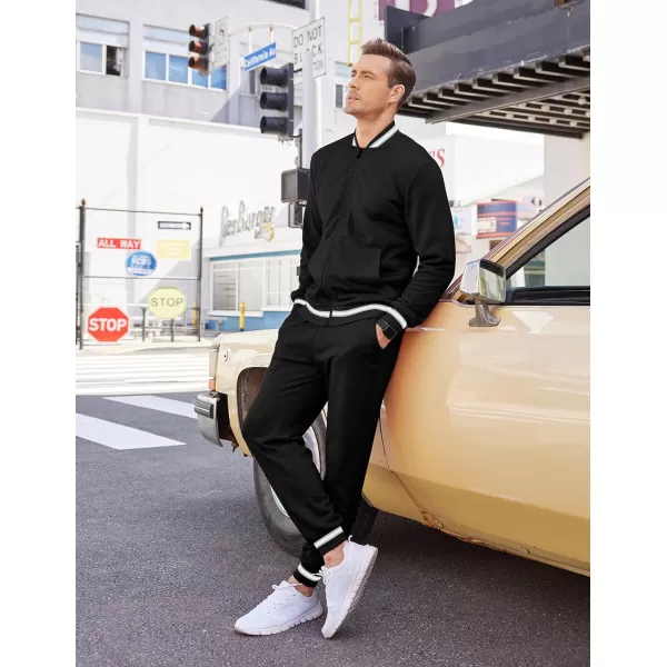 COOFANDY Men's Tracksuit 2 Piece Zip Up Sweatsuits Casual Athletic Jogging Suit Sets With Pockets