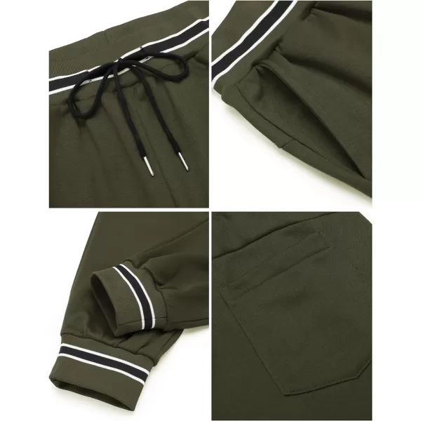 COOFANDY Men's Tracksuit 2 Piece Zip Up Sweatsuits Casual Athletic Jogging Suit Sets With Pockets