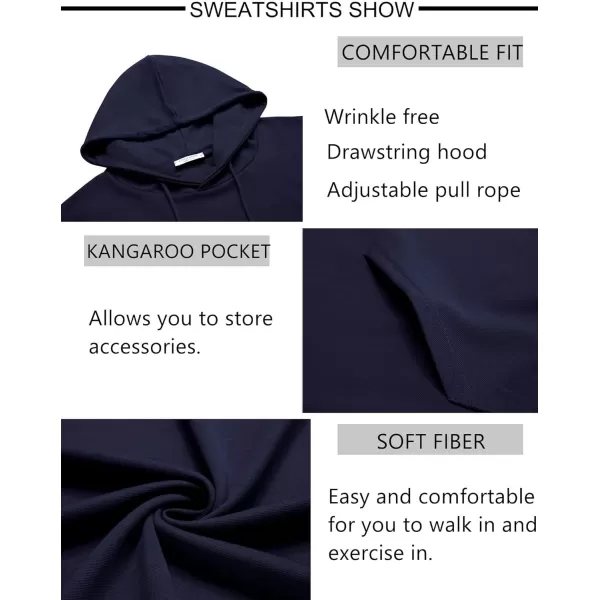 COOFANDY Men's Tracksuit 2 Pieces Long Sleeve Sets Casual Hooded Sweatsuits Jogging Suits