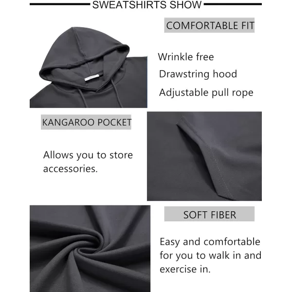 COOFANDY Men's Tracksuit 2 Pieces Long Sleeve Sets Casual Hooded Sweatsuits Jogging Suits
