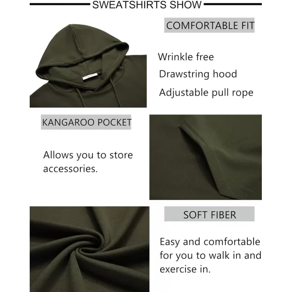 COOFANDY Men's Tracksuit 2 Pieces Long Sleeve Sets Casual Hooded Sweatsuits Jogging Suits