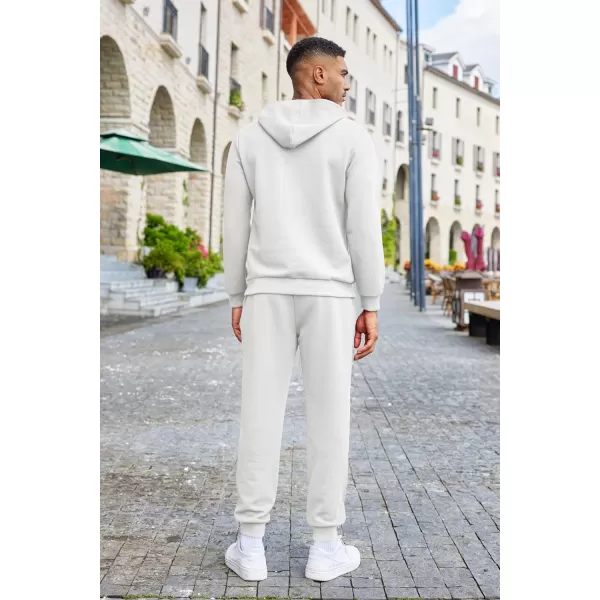 COOFANDY Men's Tracksuits 2 Pieces Waffle Hoodies Sweatsuit Sets Sports Jogging Suit Set