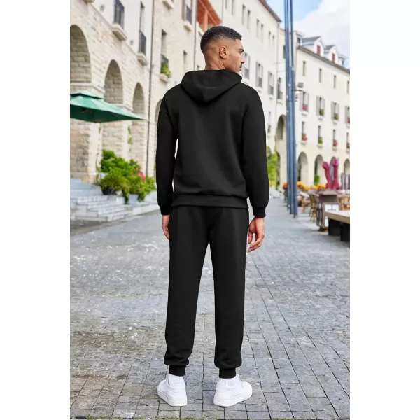 COOFANDY Men's Tracksuits 2 Pieces Waffle Hoodies Sweatsuit Sets Sports Jogging Suit Set